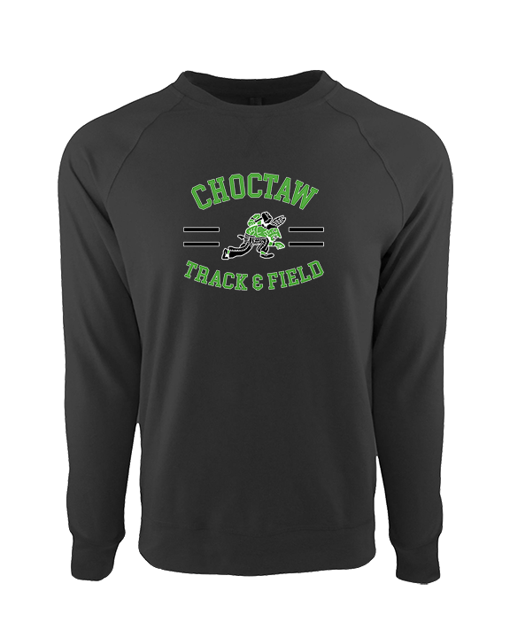 Choctaw HS Track & Field Curve - Crewneck Sweatshirt