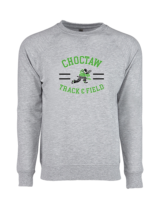 Choctaw HS Track & Field Curve - Crewneck Sweatshirt