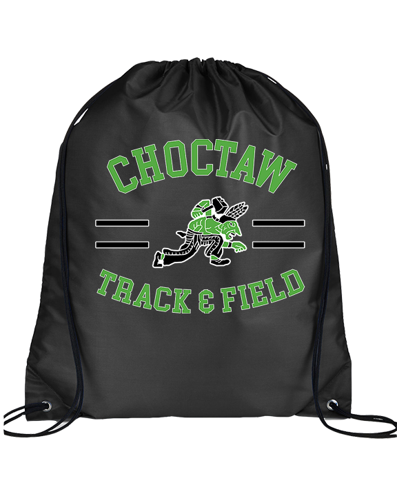 Choctaw HS Track & Field Curve - Drawstring Bag