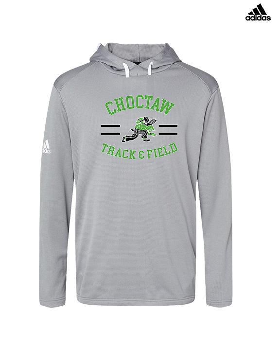 Choctaw HS Track & Field Curve - Mens Adidas Hoodie