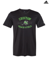 Choctaw HS Track & Field Curve - Mens Adidas Performance Shirt