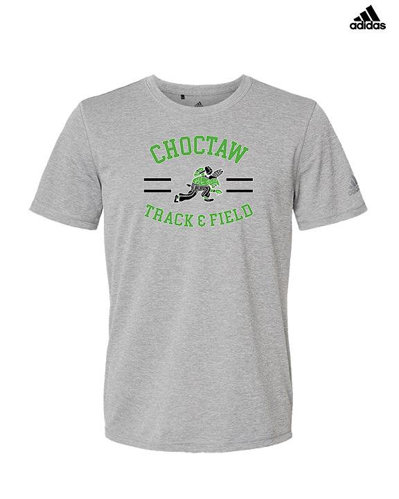 Choctaw HS Track & Field Curve - Mens Adidas Performance Shirt