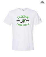 Choctaw HS Track & Field Curve - Mens Adidas Performance Shirt