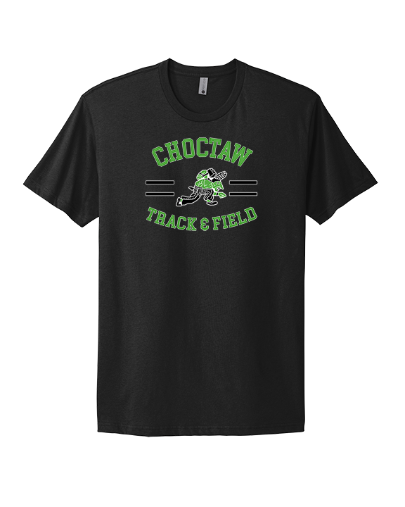 Choctaw HS Track & Field Curve - Mens Select Cotton T-Shirt