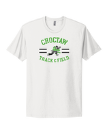 Choctaw HS Track & Field Curve - Mens Select Cotton T-Shirt