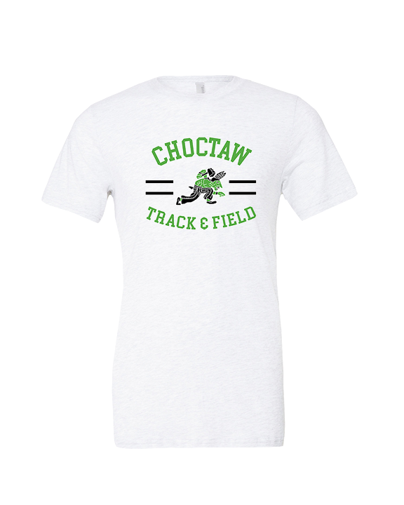 Choctaw HS Track & Field Curve - Tri-Blend Shirt
