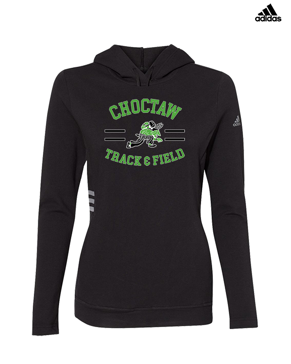 Choctaw HS Track & Field Curve - Womens Adidas Hoodie