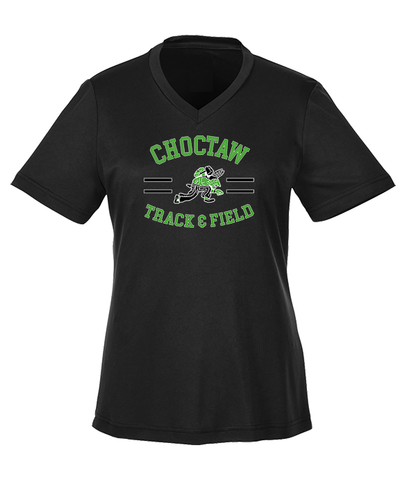 Choctaw HS Track & Field Curve - Womens Performance Shirt