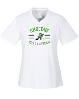 Choctaw HS Track & Field Curve - Womens Performance Shirt