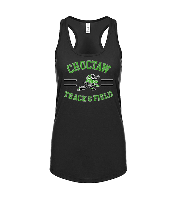 Choctaw HS Track & Field Curve - Womens Tank Top