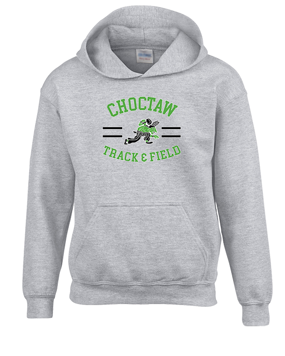 Choctaw HS Track & Field Curve - Youth Hoodie
