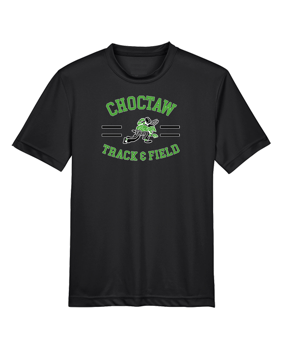 Choctaw HS Track & Field Curve - Youth Performance Shirt