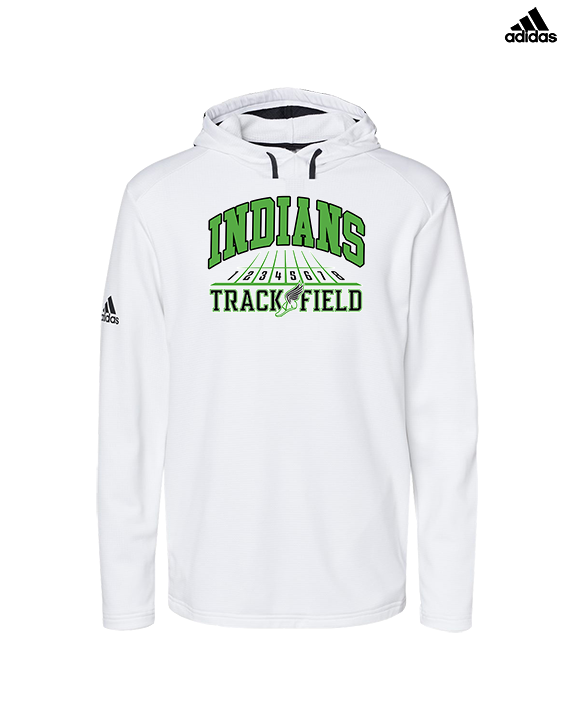 Choctaw HS Track & Field Lanes - Mens Adidas Hoodie