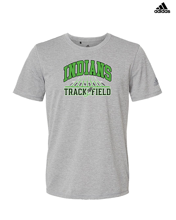 Choctaw HS Track & Field Lanes - Mens Adidas Performance Shirt