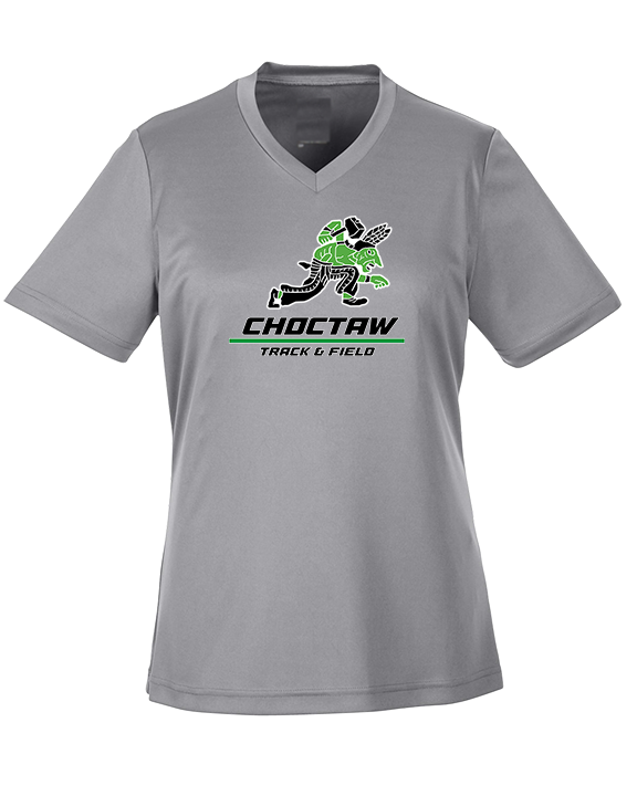 Choctaw HS Track & Field Split - Womens Performance Shirt