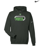 Choctaw HS Track & Field Turn - Nike Club Fleece Hoodie
