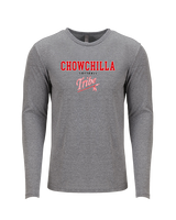 Chowchilla HS Softball Block - Tri-Blend Long Sleeve