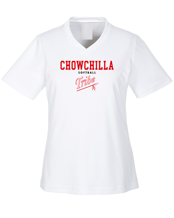 Chowchilla HS Softball Block - Womens Performance Shirt