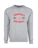 Chowchilla HS Softball Curve - Crewneck Sweatshirt