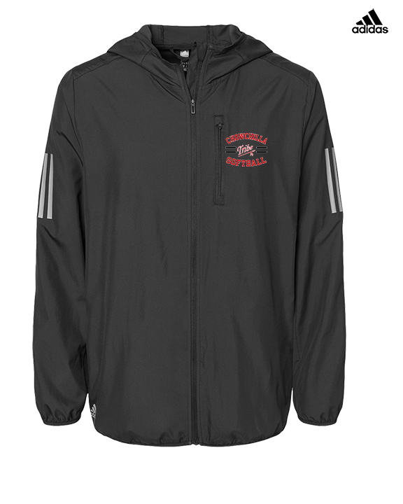 Chowchilla HS Softball Curve - Mens Adidas Full Zip Jacket