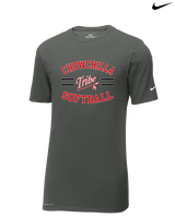 Chowchilla HS Softball Curve - Mens Nike Cotton Poly Tee