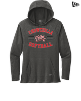 Chowchilla HS Softball Curve - New Era Tri-Blend Hoodie