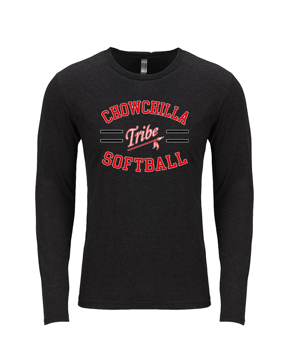 Chowchilla HS Softball Curve - Tri-Blend Long Sleeve