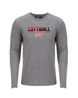 Chowchilla HS Softball Cut - Tri-Blend Long Sleeve