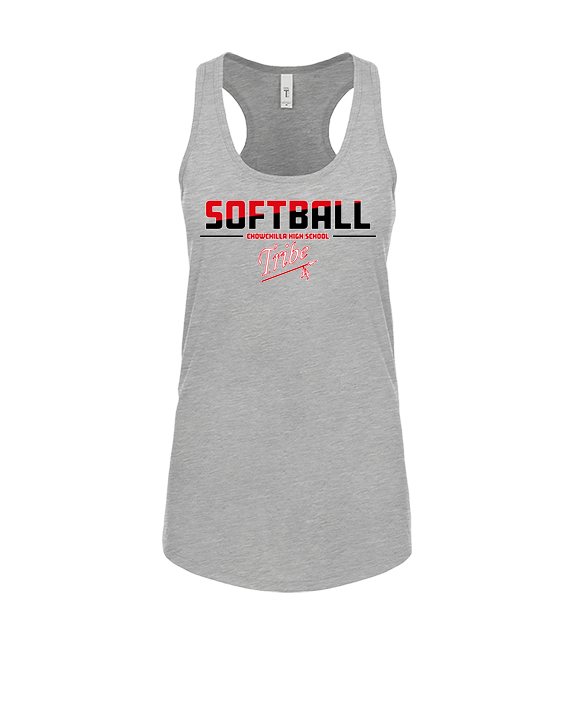 Chowchilla HS Softball Cut - Womens Tank Top