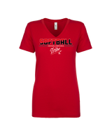 Chowchilla HS Softball Cut - Womens Vneck