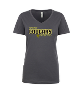 Cibola HS Football Bold - Womens V-Neck