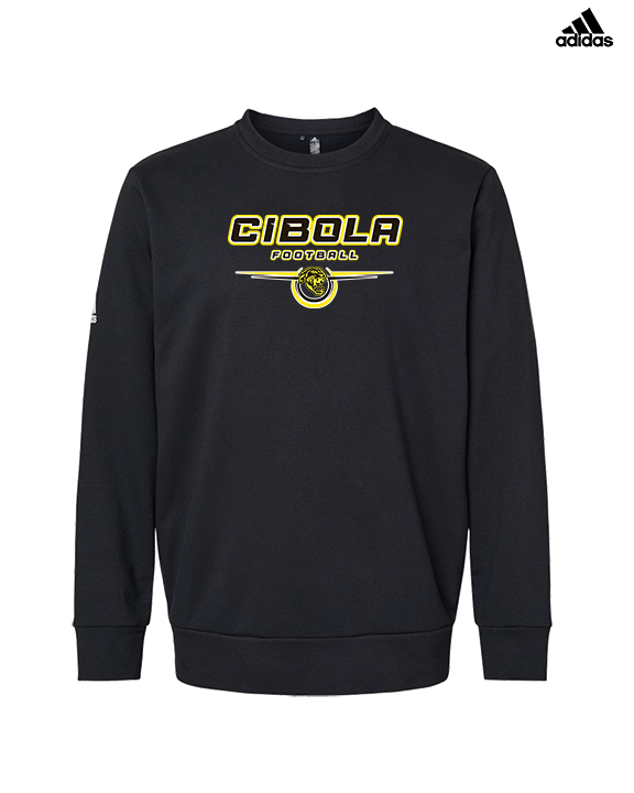 Cibola HS Football Design - Mens Adidas Crewneck