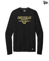 Cibola HS Football Design - New Era Performance Long Sleeve