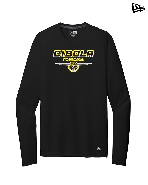 Cibola HS Football Design - New Era Performance Long Sleeve