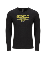Cibola HS Football Design - Tri-Blend Long Sleeve