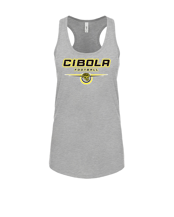 Cibola HS Football Design - Womens Tank Top