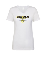 Cibola HS Football Design - Womens Vneck