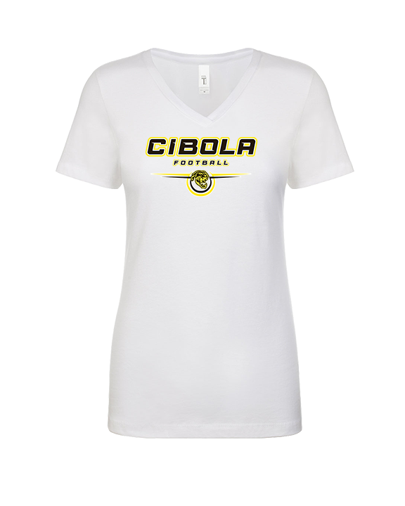 Cibola HS Football Design - Womens Vneck