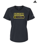 Cibola HS Football Pennant - Womens Adidas Performance Shirt