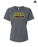 Cibola HS Football Pennant - Womens Adidas Performance Shirt