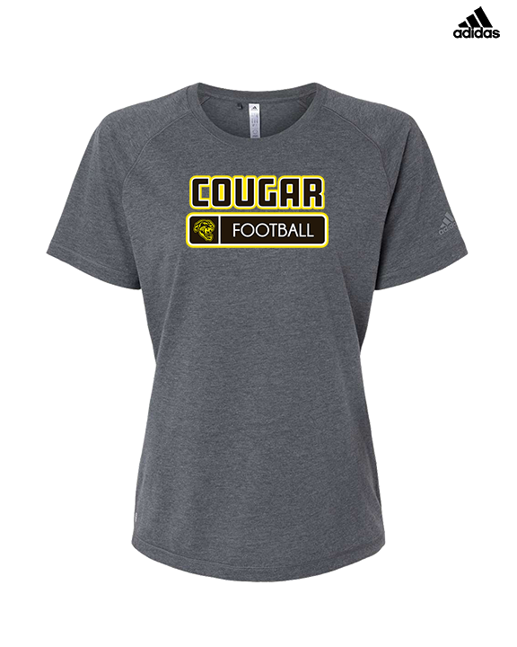 Cibola HS Football Pennant - Womens Adidas Performance Shirt