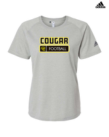 Cibola HS Football Pennant - Womens Adidas Performance Shirt