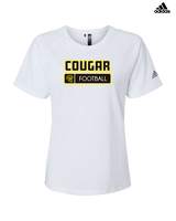 Cibola HS Football Pennant - Womens Adidas Performance Shirt