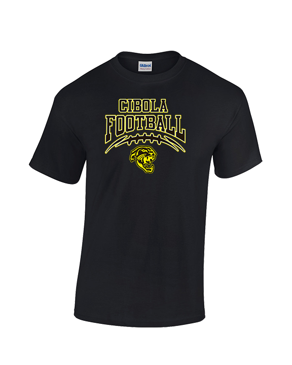 Cibola HS Football School Football - Cotton T-Shirt