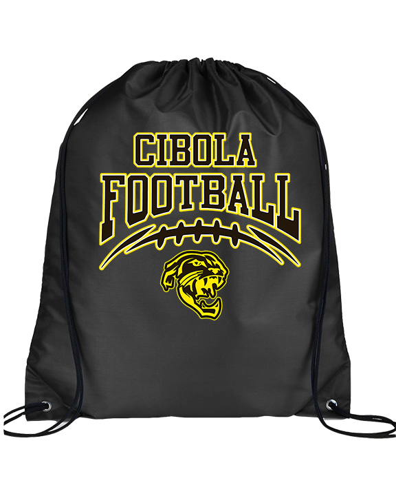 Cibola HS Football School Football - Drawstring Bag