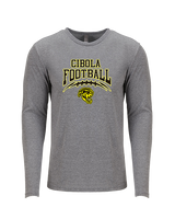Cibola HS Football School Football - Tri-Blend Long Sleeve