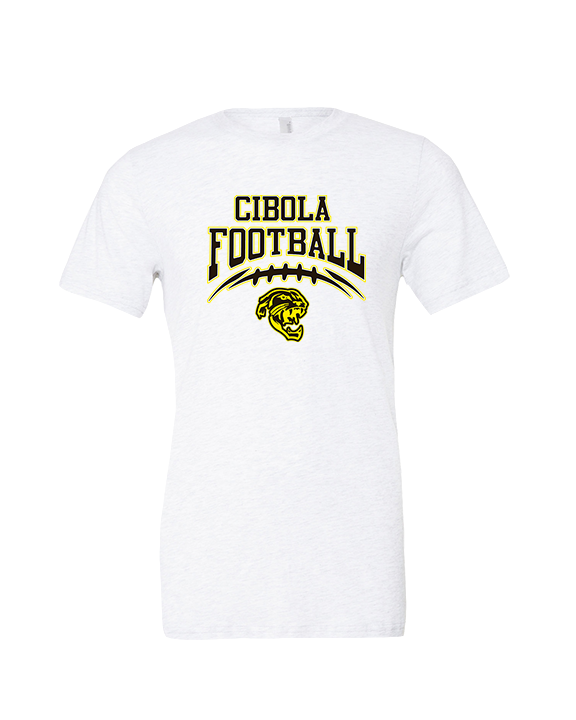 Cibola HS Football School Football - Tri-Blend Shirt