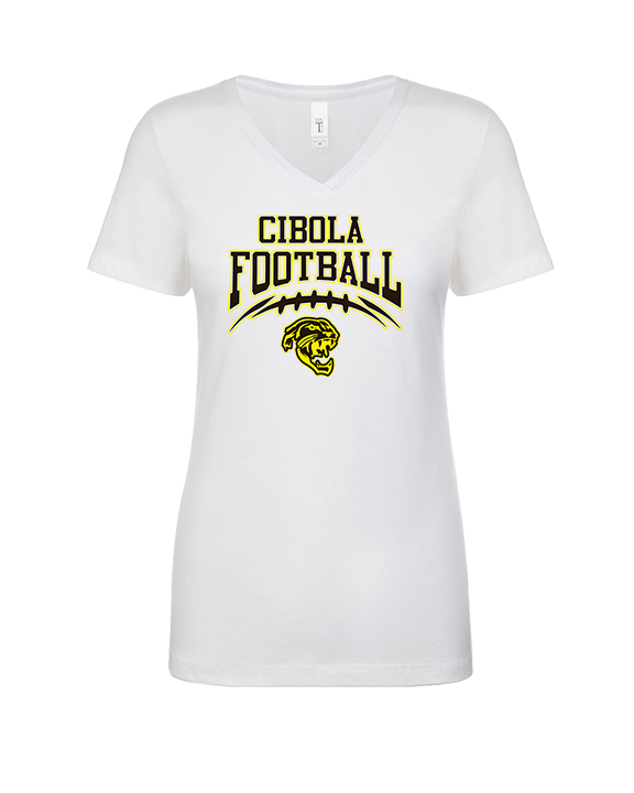 Cibola HS Football School Football - Womens Vneck
