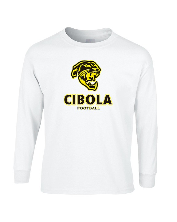 Cibola HS Football Stacked - Cotton Longsleeve