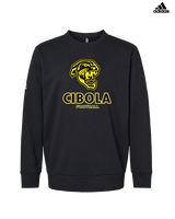 Cibola HS Football Stacked - Mens Adidas Crewneck